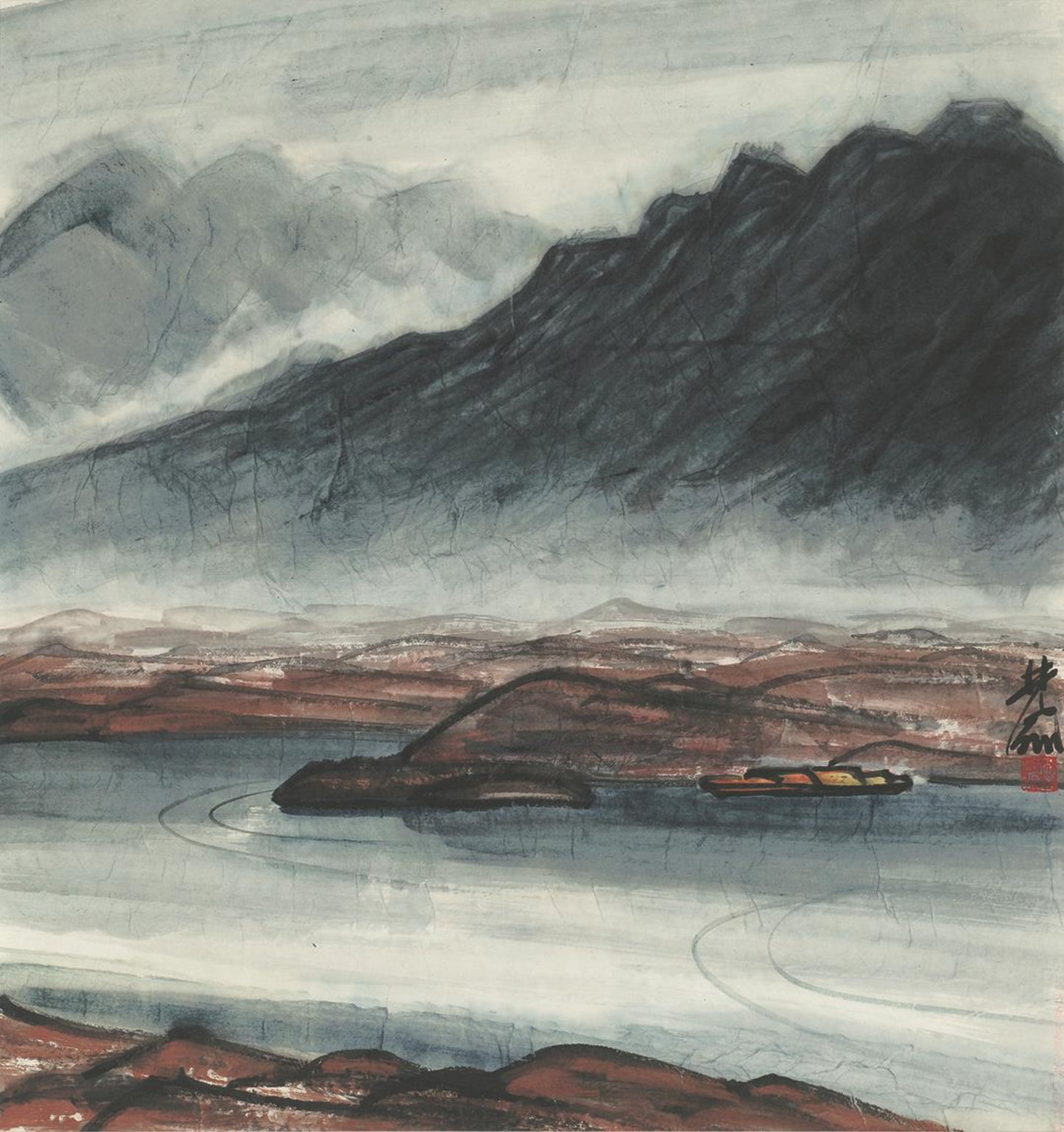 1026b 《海島山泊》