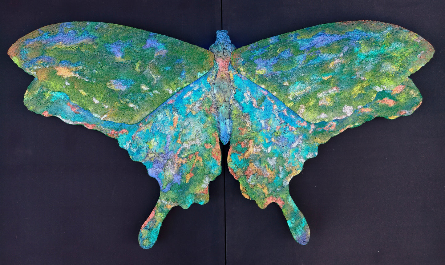 2073a Water Lily Butterfly Kiss 睡蓮蝶吻