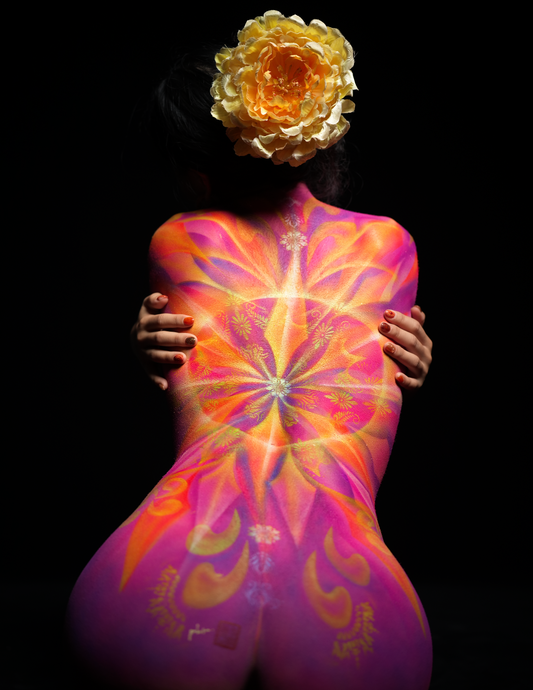 4120 Body Vase Series - Pink Beam 人體花瓶系列 — 粉紅光束