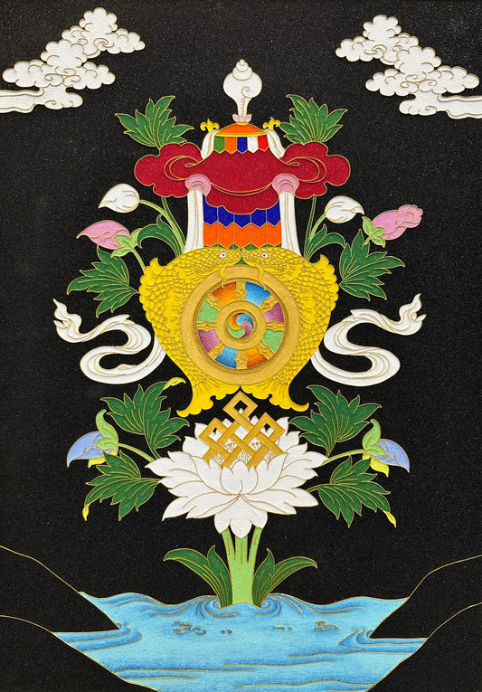 4125a The Eight Auspicious Symbols 吉祥八寶