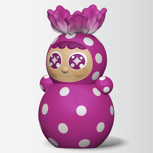 4130a Bauhinia Tumbler 紫荊不倒翁